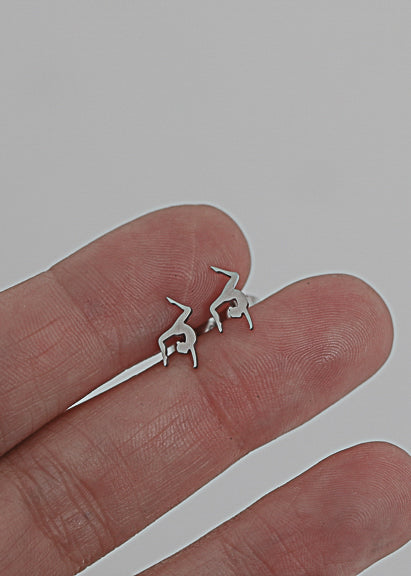 Gymnast Stud Earrings