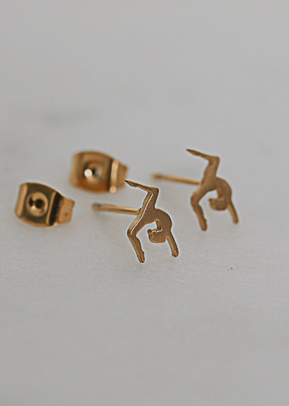 Gymnast Stud Earrings