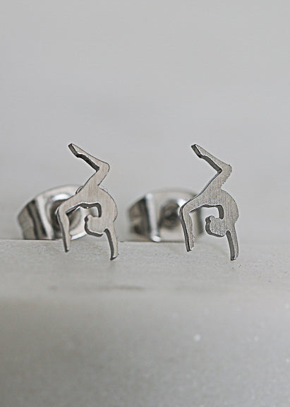 Gymnast Stud Earrings